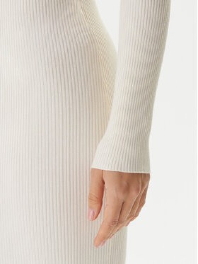 Guess Sukienka dzianinowa V5BK02 Z3JD2 Écru Slim Fit