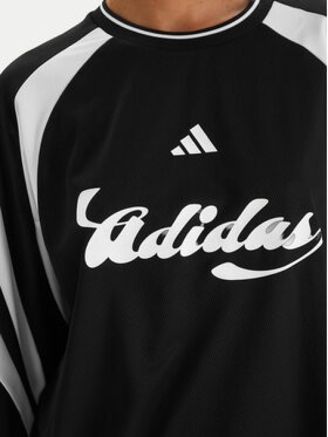 adidas Bluzka House Of Tiro JY7638 Czarny Loose Fit