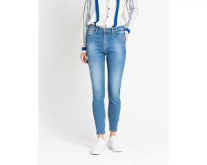 SPODNIE DAMSKIE LEE SCARLETT HIGH ZIP JADED L31BROEU 112107050