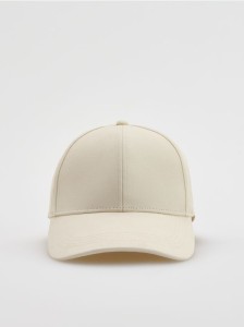Czapka z daszkiem - złamana biel