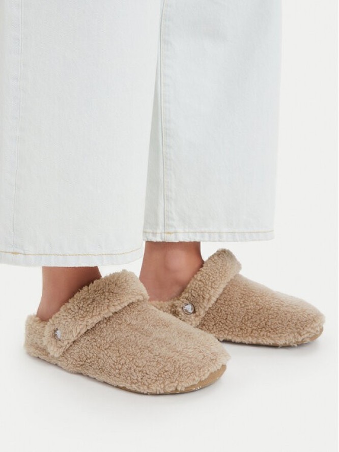 Crocs Kapcie Classic Cozzzy 209386 Beżowy