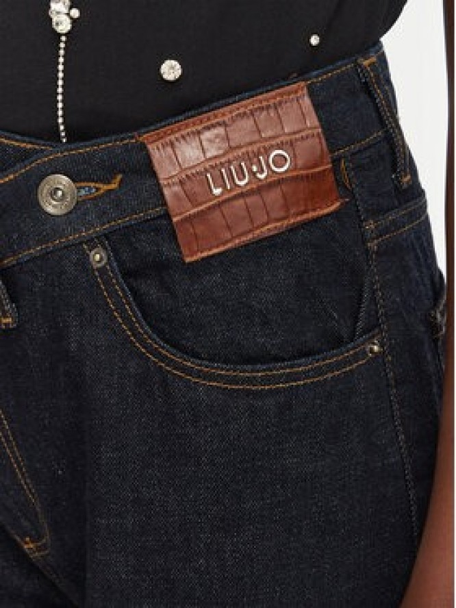 Liu Jo Jeansy UF6160 D4854 Granatowy Straight Fit