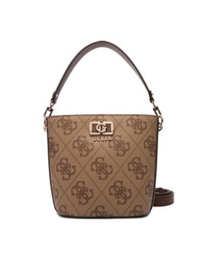 Guess Torebka Karnilla Logo HWOS99 01010 Brązowy