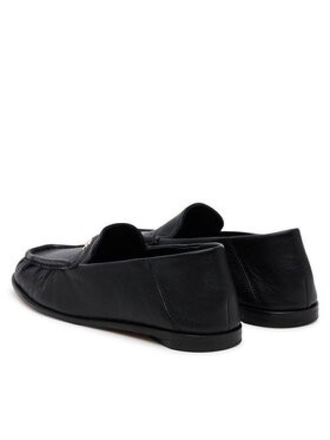 Tommy Hilfiger Półbuty Soft Leather Squared Toe Loafer FW0FW08412 Czarny