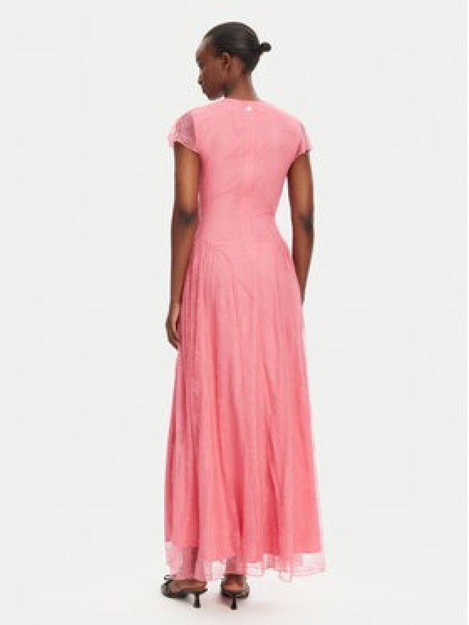 ROTATE Sukienka wieczorowa 113833551 Różowy Regular Fit