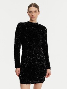 DKNY Sukienka koktajlowa P4ID6XQY Czarny Regular Fit