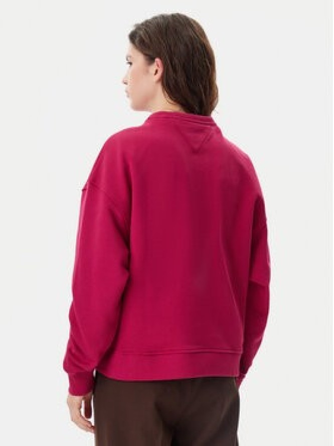 Tommy Jeans Bluza DW0DW19408 Różowy Boxy Fit