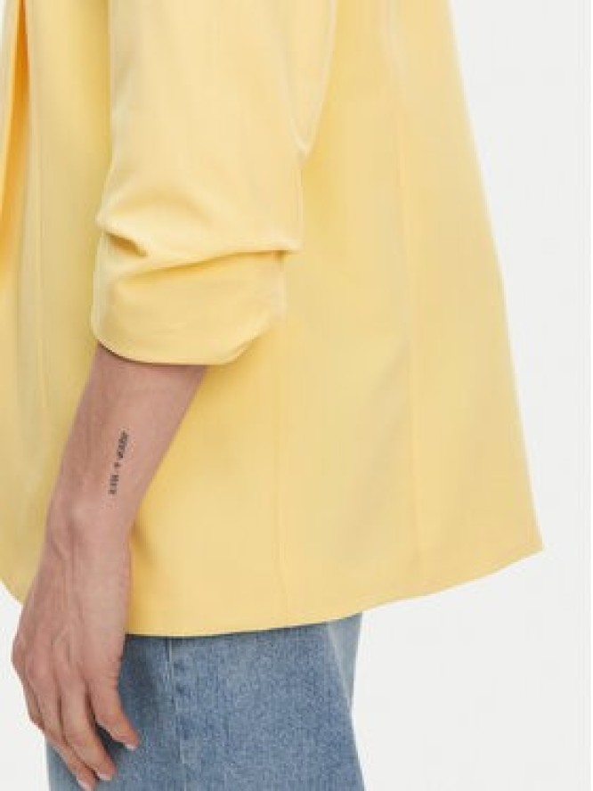 Pieces Marynarka Bosella 17090996 Żółty Regular Fit