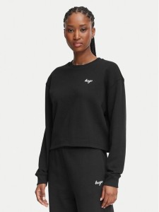 HUGO Bluza Damaswee_B 50571605 Czarny Loose Fit
