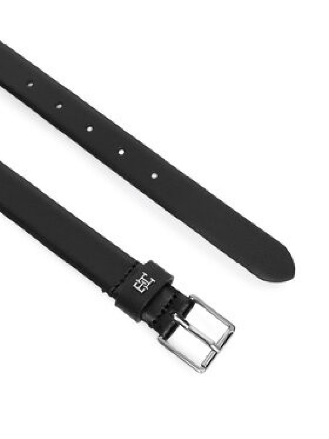Tommy Hilfiger Pasek Damski Th Square 2.5 Silver AW0AW18651 Czarny