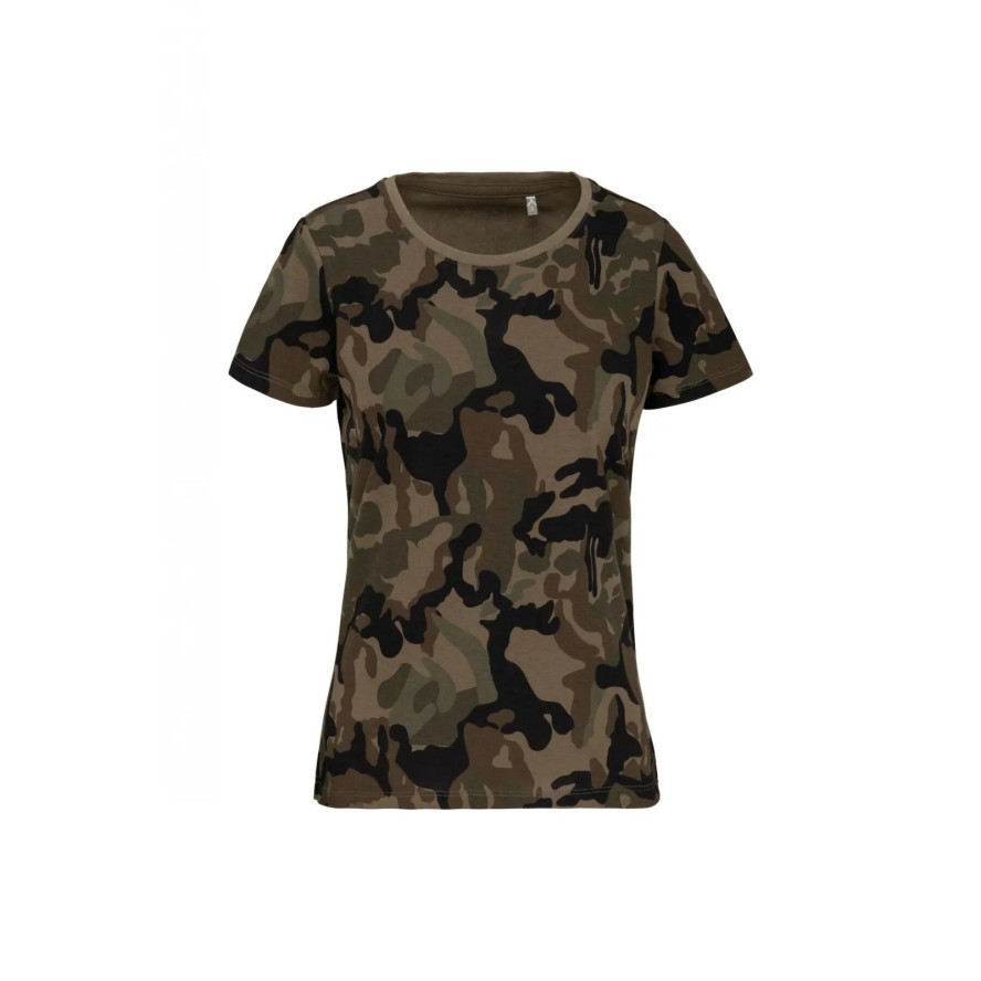 Koszulka damska Kariban Camo