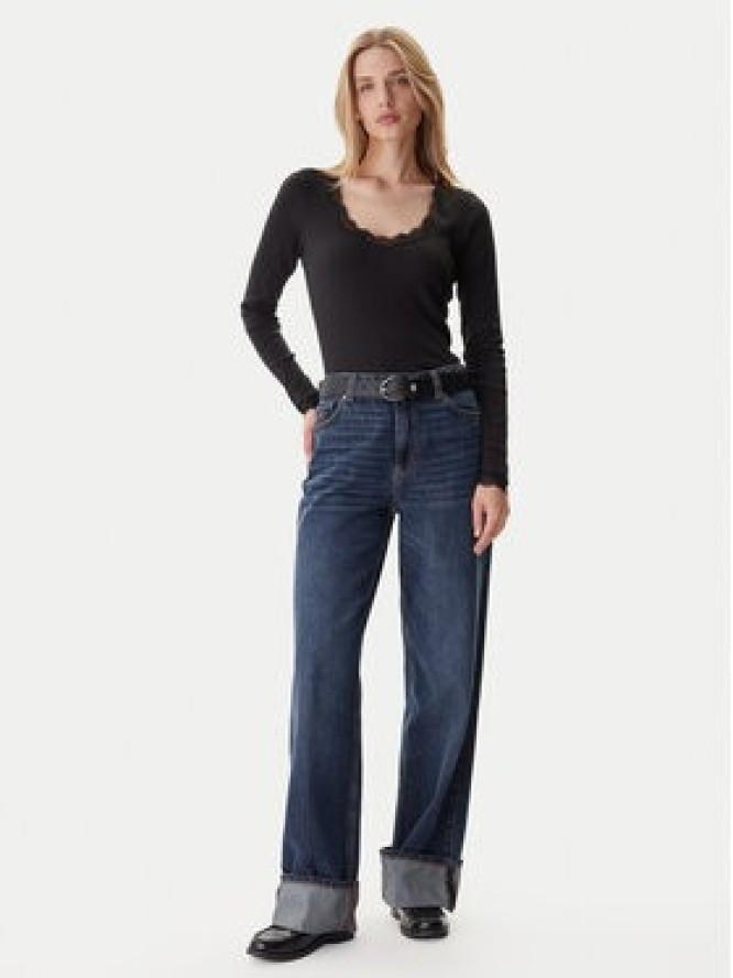 Tommy Hilfiger Bluzka UW0UW06071 Czarny Slim Fit