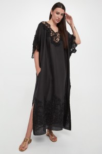 Sukienka lniana ERMANNO SCERVINO LIFE