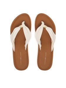 Tommy Hilfiger Japonki Th Ltr Footbed Summer Sandal FW0FW09194 Écru