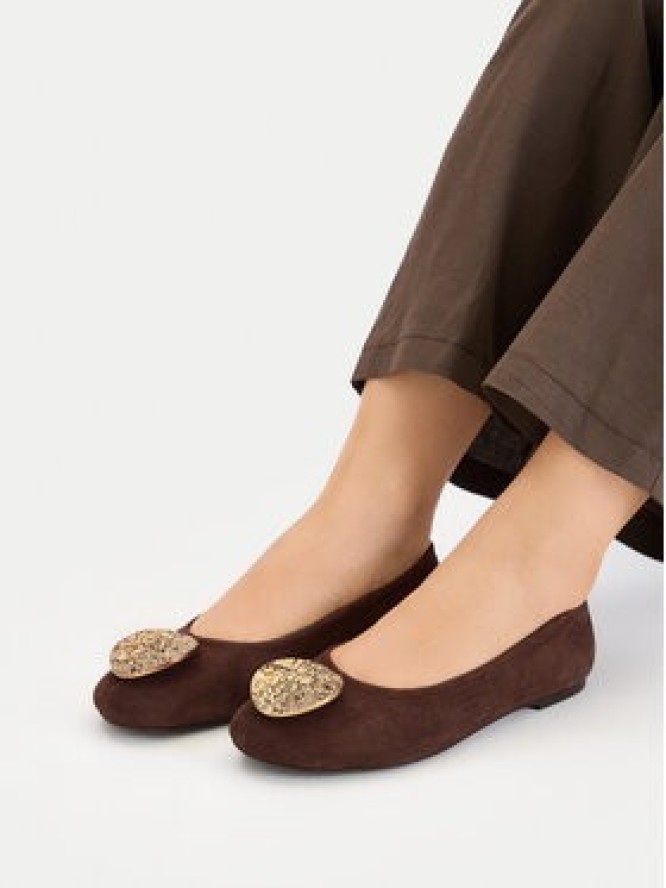 MEXX Baleriny EO-90183-1 Brązowy