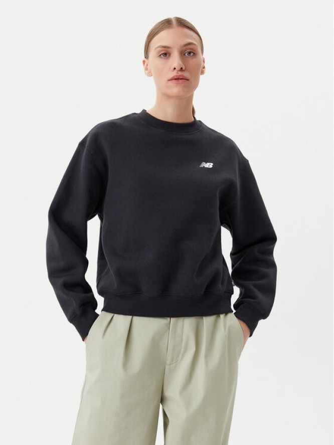 New Balance Bluza WT51949 Czarny Oversize