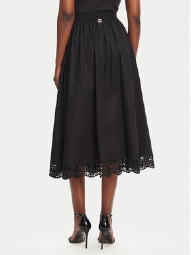 TWINSET Spódnica trapezowa 251TT2095 Czarny Regular Fit