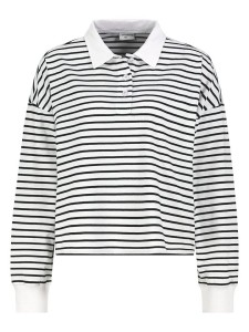 Eight2Nine Koszulka polo w kolorze biało-czarnym rozmiar: XL