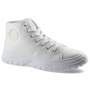 Białe Sneakersy Big Star Damskie Stylowe Buty