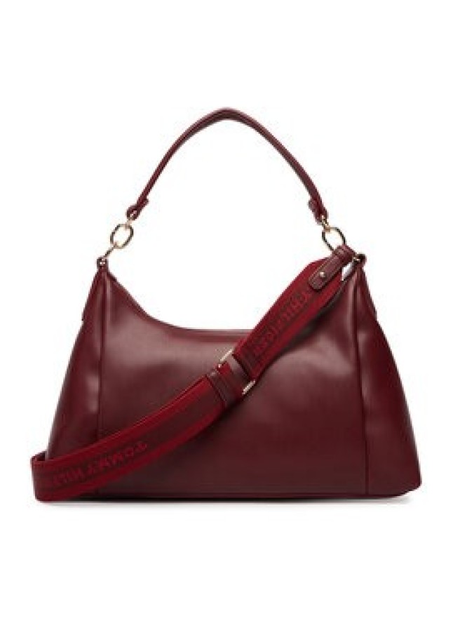 Tommy Hilfiger Torebka Th Essential Shoulder Bag AW0AW18374 Bordowy