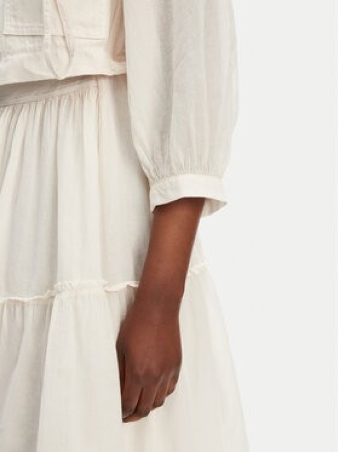 PINKO Sukienka codzienna Frank 105251 A2MI Écru Regular Fit