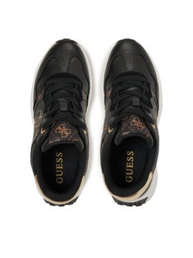 Guess Sneakersy FLPLUC FAL12 Czarny