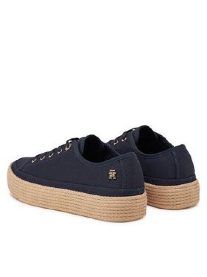 Tommy Hilfiger Espadryle Vulc Espadrille Sneaker FW0FW08404 Granatowy