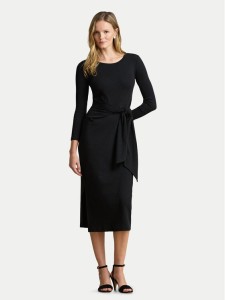 LAUREN RALPH LAUREN Sukienka codzienna 200973598004 Czarny Regular Fit