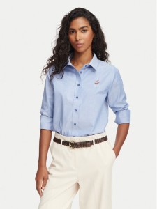 Beverly Hills Polo Club Koszula P-SS26W-SH6600 Niebieski Regular Fit