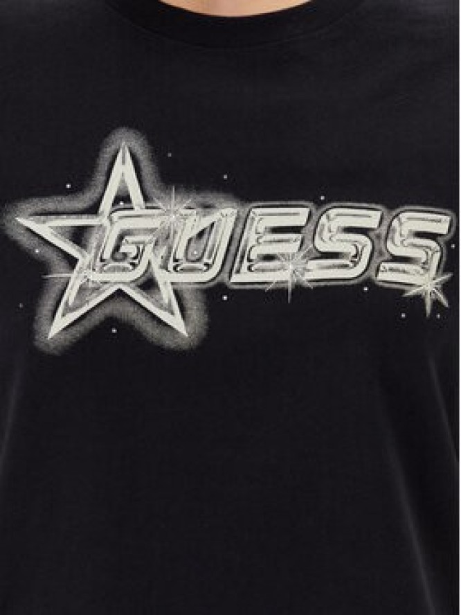 Guess T-Shirt V5GI12 K9RM1 Czarny Boxy Fit