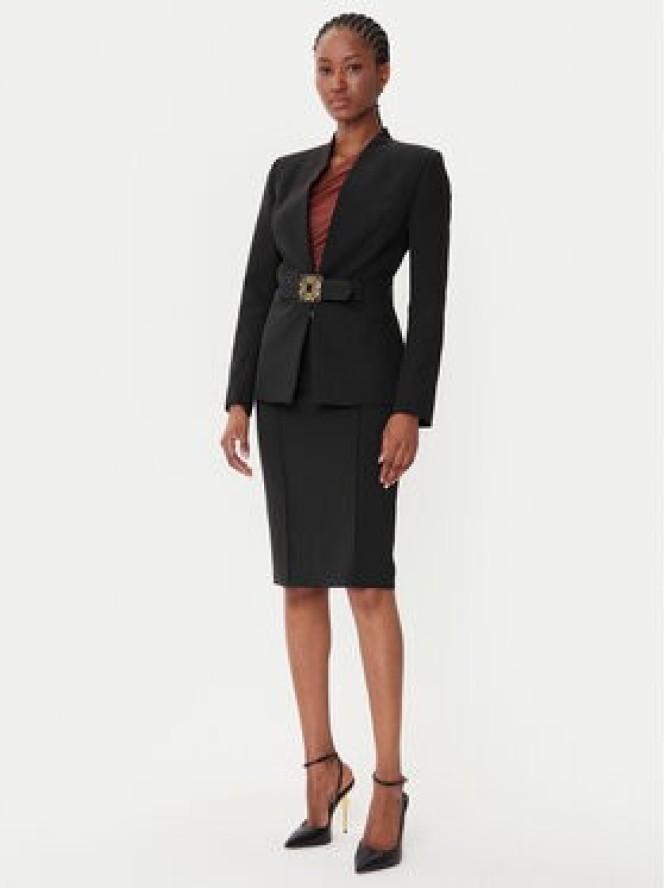 Rinascimento Marynarka CFC0126208003 Czarny Slim Fit