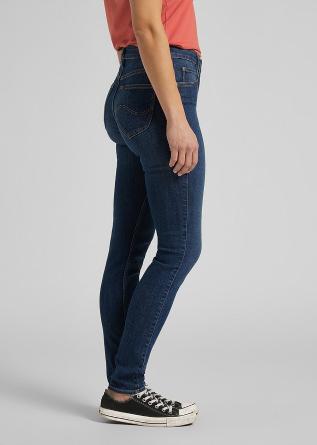 DAMSKIE SPODNIE JEANSOWE LEE Scarlett High MID USED L626SIVE 112114390