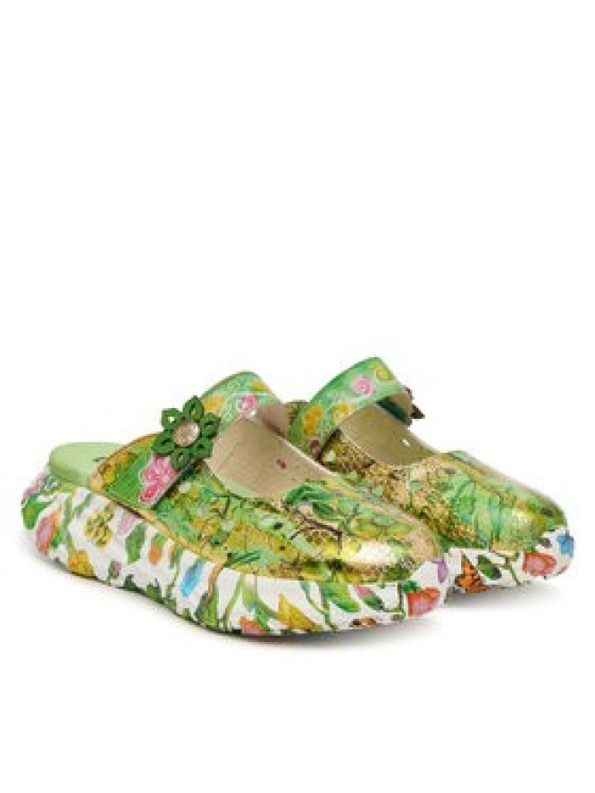 Laura Vita Klapki Sofiao 13 Zielony