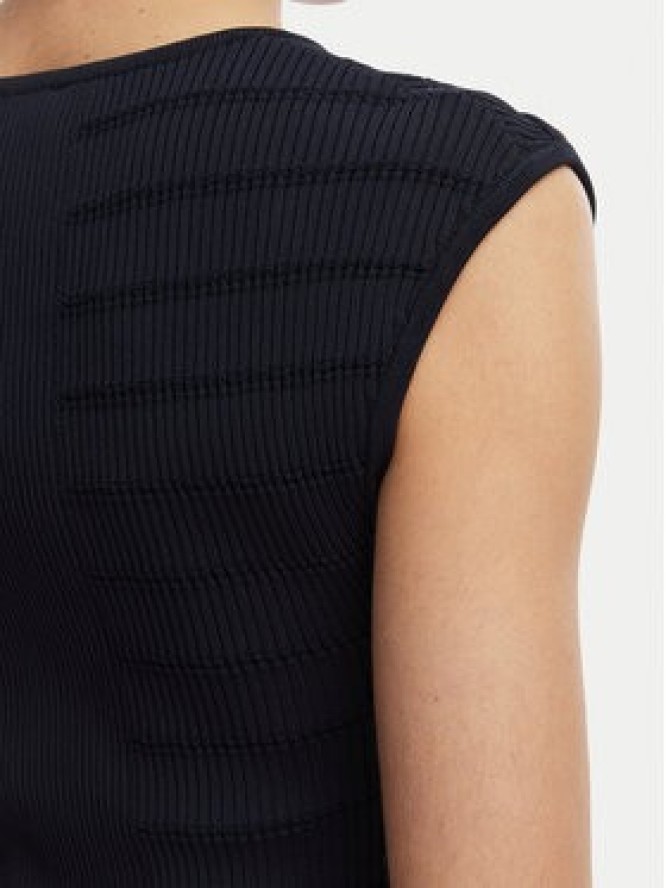 Guess Bluzka W5YR12 Z0130 Granatowy Regular Fit