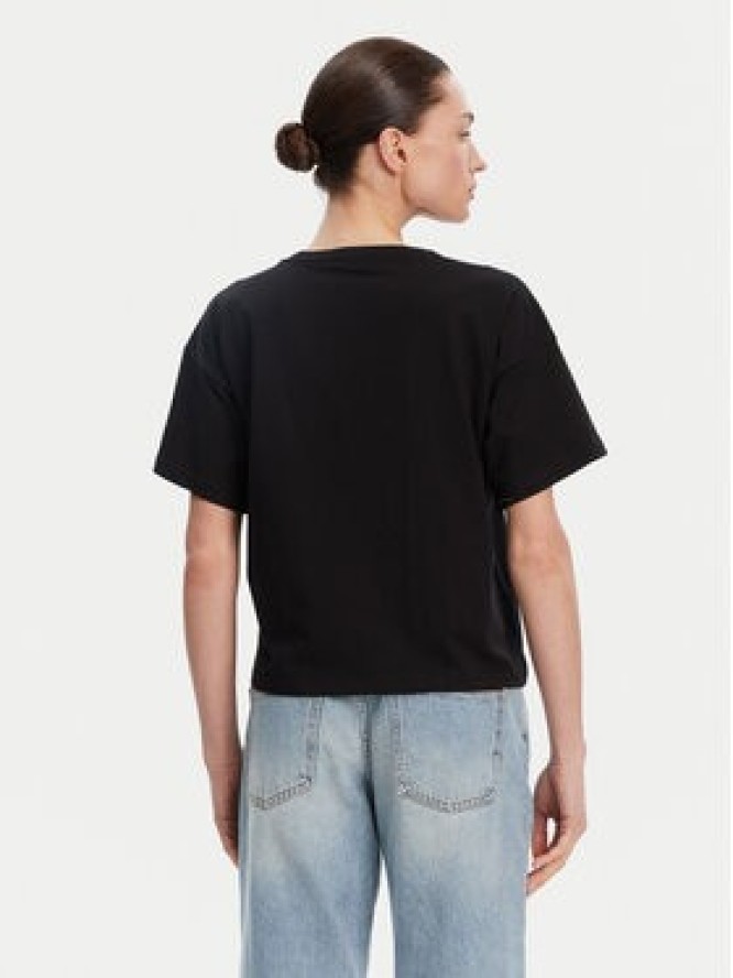 Gaudi T-Shirt 511BD64030 Czarny Regular Fit