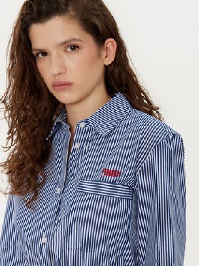 Tommy Jeans Sukienka koszulowa DW0DW20470 Granatowy Regular Fit