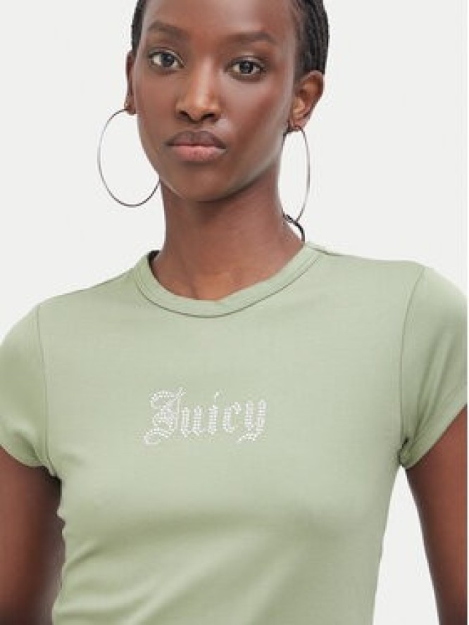 Juicy Couture T-Shirt JCWCT226326 Khaki Slim Fit