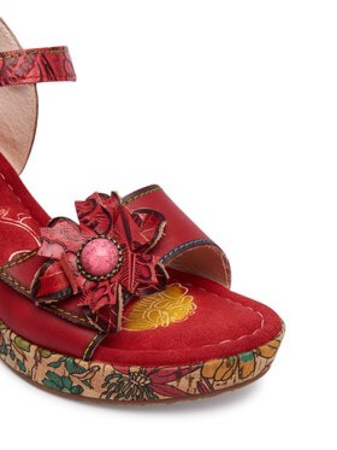 Laura Vita Sandały Nellao 31 Czerwony