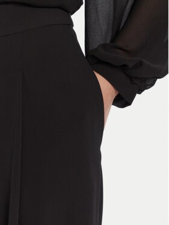 Rinascimento Spodnie palazzo CFC0125495003 Czarny Wide Leg