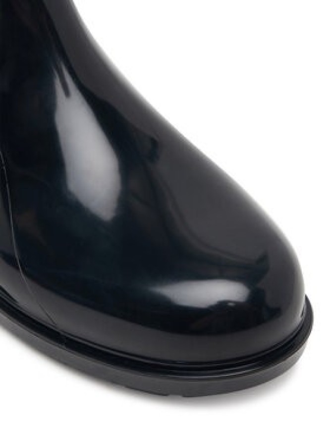 Tommy Hilfiger Kalosze Th Buckle Glossy Ankle Rain Boot FW0FW09543 Czarny
