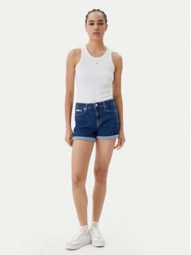 Calvin Klein Jeans Szorty jeansowe J20J225160 Granatowy Regular Fit