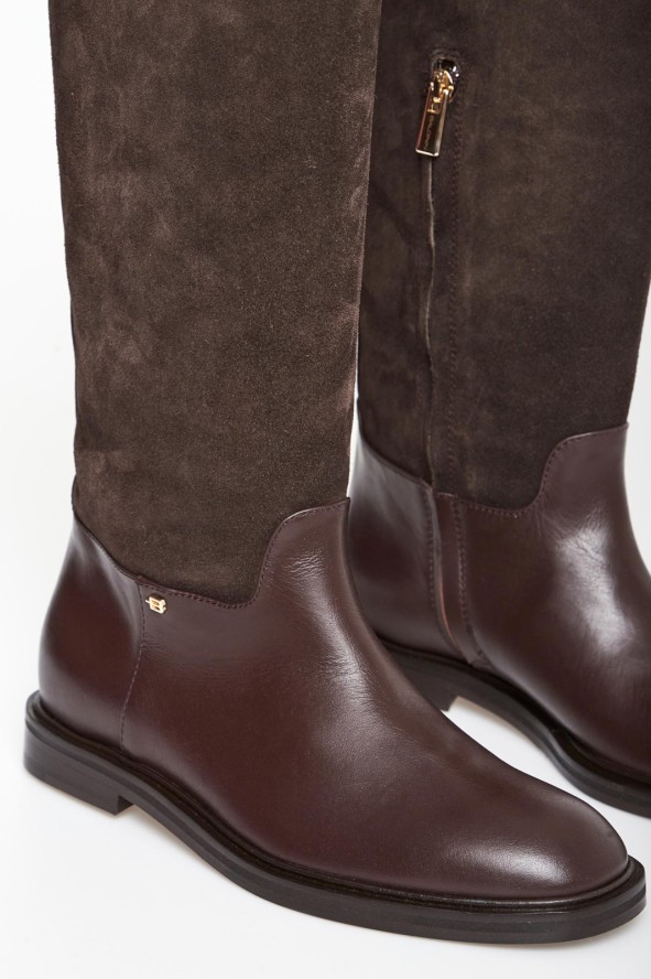 Kozaki damskie zamszowe BALDININI