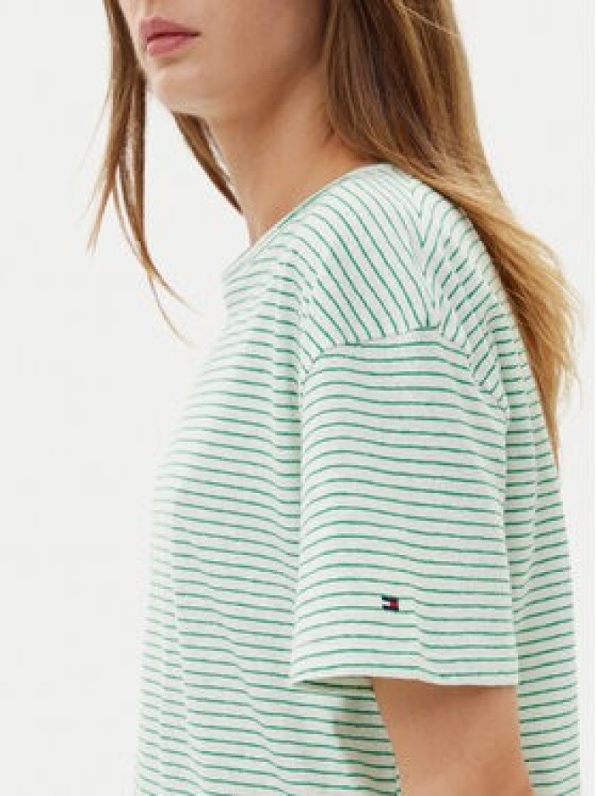 Tommy Hilfiger T-Shirt WW0WW44553 Zielony Regular Fit