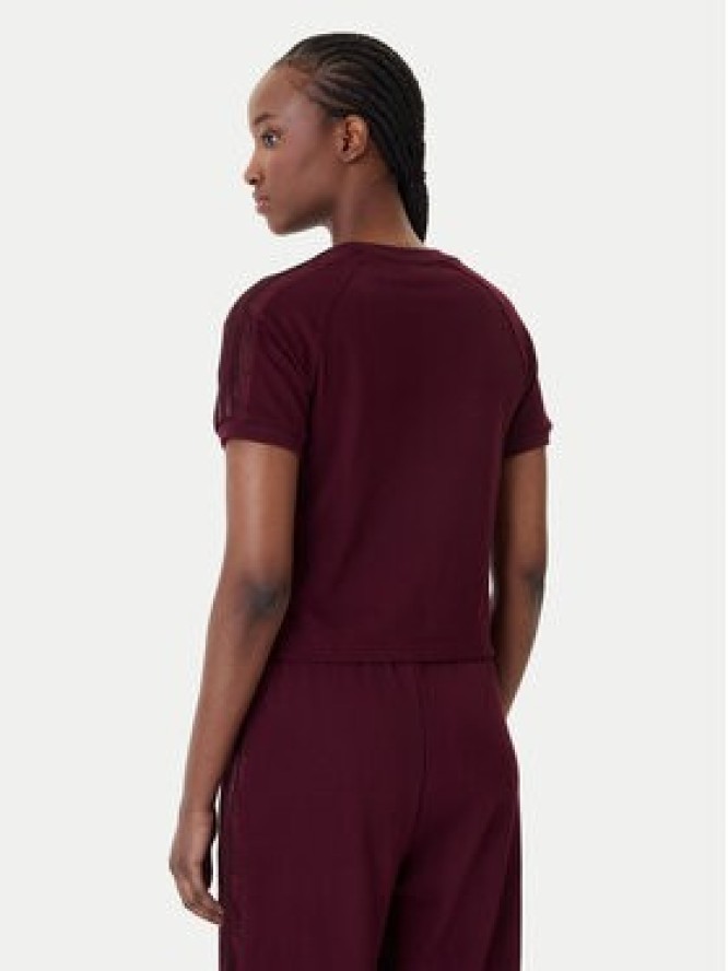 adidas T-Shirt Lace Cali KC6453 Bordowy Regular Fit