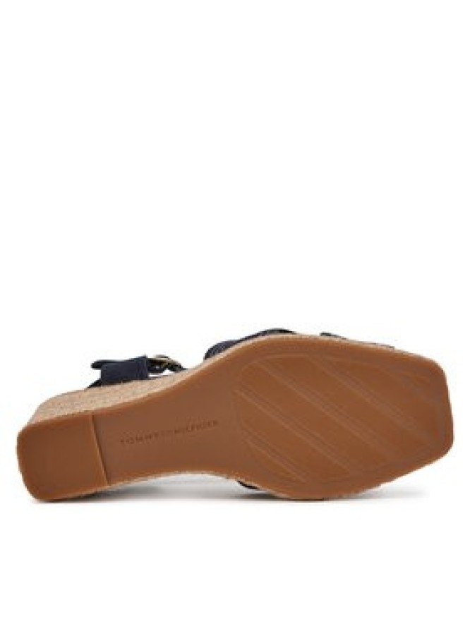 Tommy Hilfiger Espadryle Tommy Hilfiger Espad High Wedge FW0FW08668 Granatowy