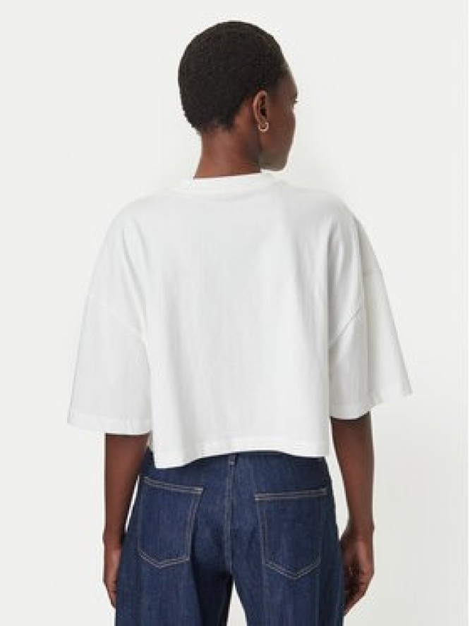 Calvin Klein Jeans T-Shirt LV047F813G Biały Boxy Fit
