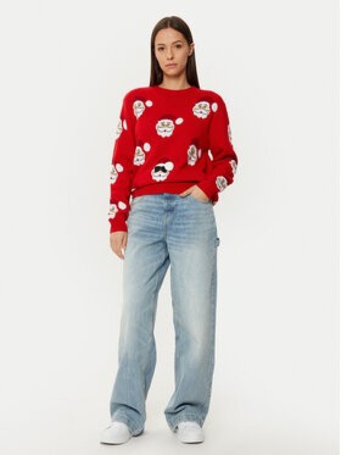 Ysabel Mora Sweter 70028 Czerwony Regular Fit