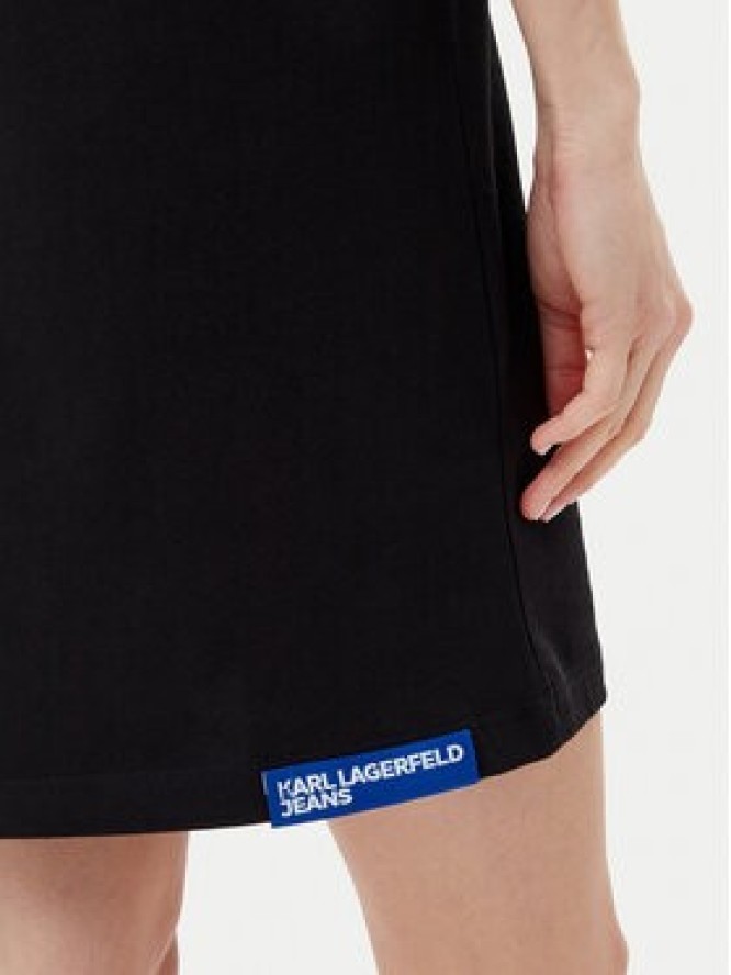 Karl Lagerfeld Jeans Sukienka codzienna A2W13028 Czarny Regular Fit