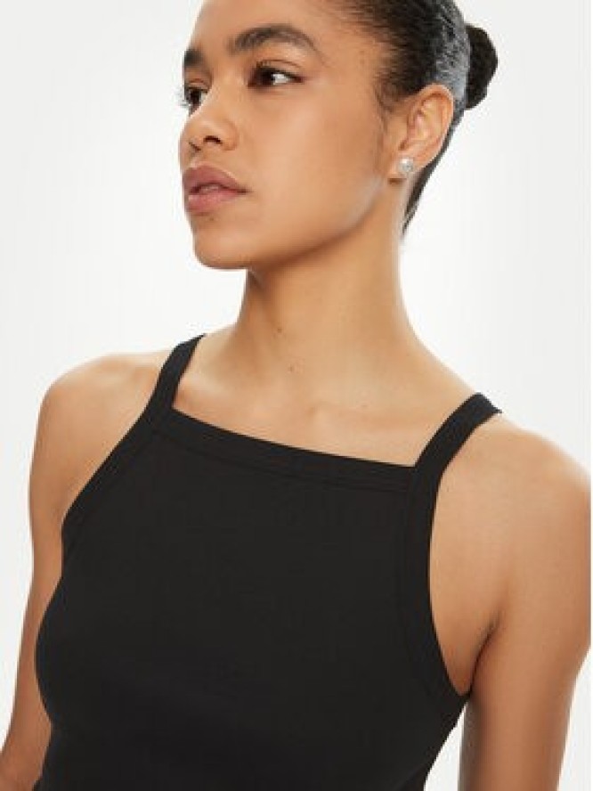 IVY OAK Top Klara Rose IO1100X2362 Czarny Slim Fit