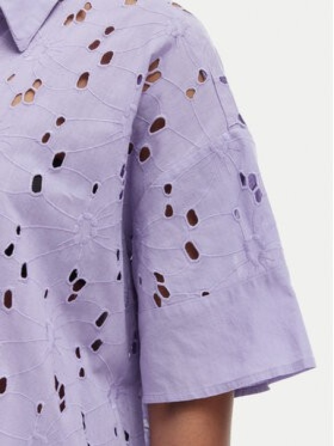 Iconique Sukienka letnia Emily IC26-001 Fioletowy jasny Relaxed Fit